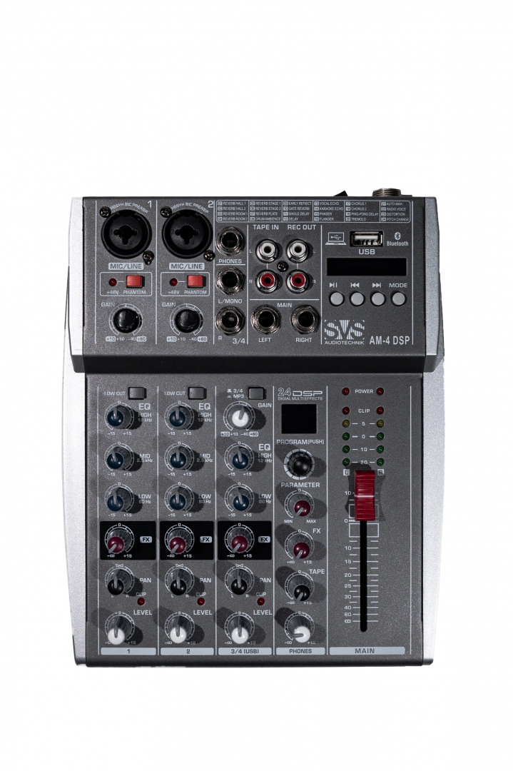 SVS Audiotechnik mixers AM-4 DSP Аналоговый микшерный пульт, 4-канала в Лобне