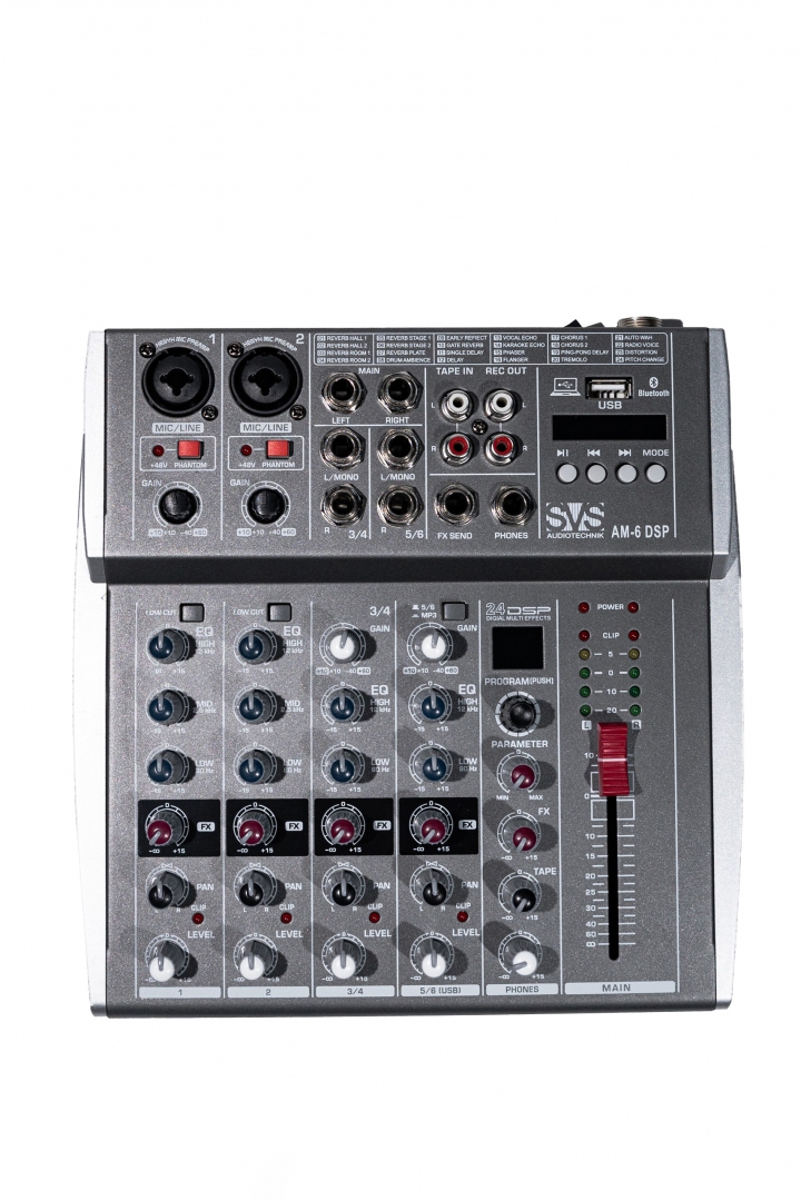 SVS Audiotechnik mixers AM-6 DSP Микшерный пульт аналоговый, 6-канальный SVS Audiotechnik mixers в Лобне